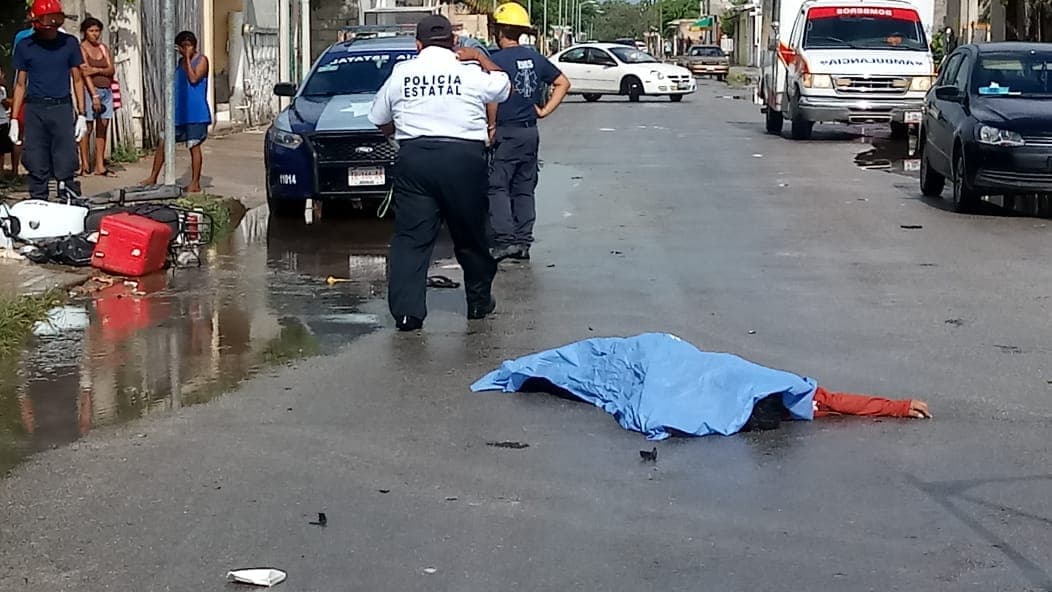 Muere repartidor de tortillas arrollado en Chetumal