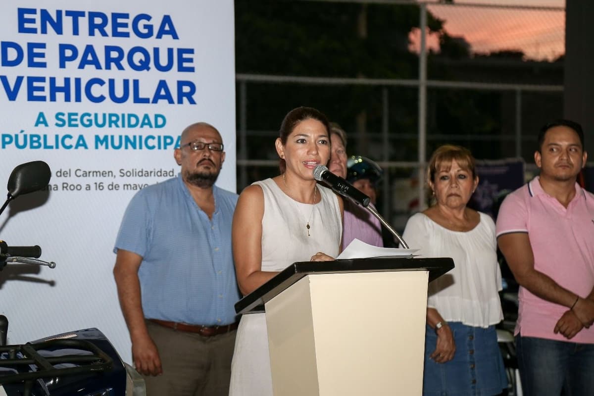 Ayuntamiento de Solidaridad entrega 25 cuatrimotos nuevas para fortalecer la seguridad