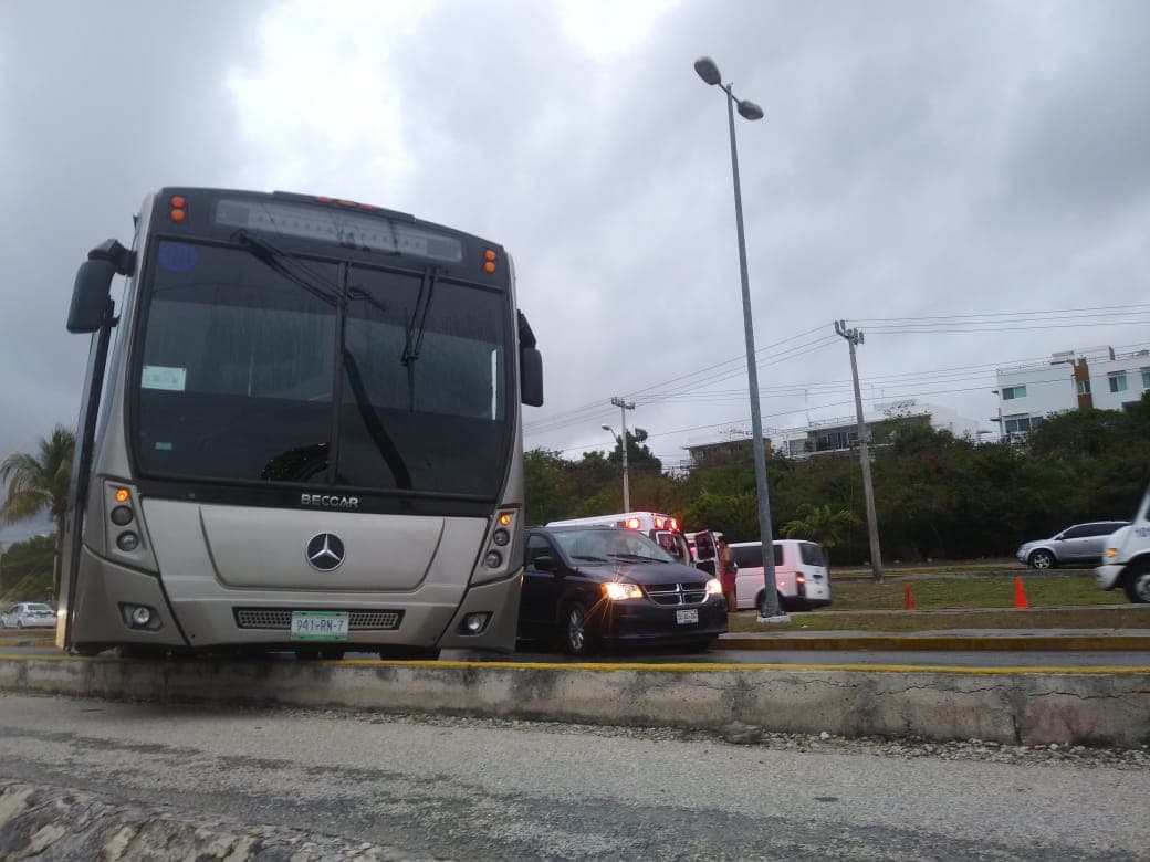 Se registra choque en bulevar Colosio