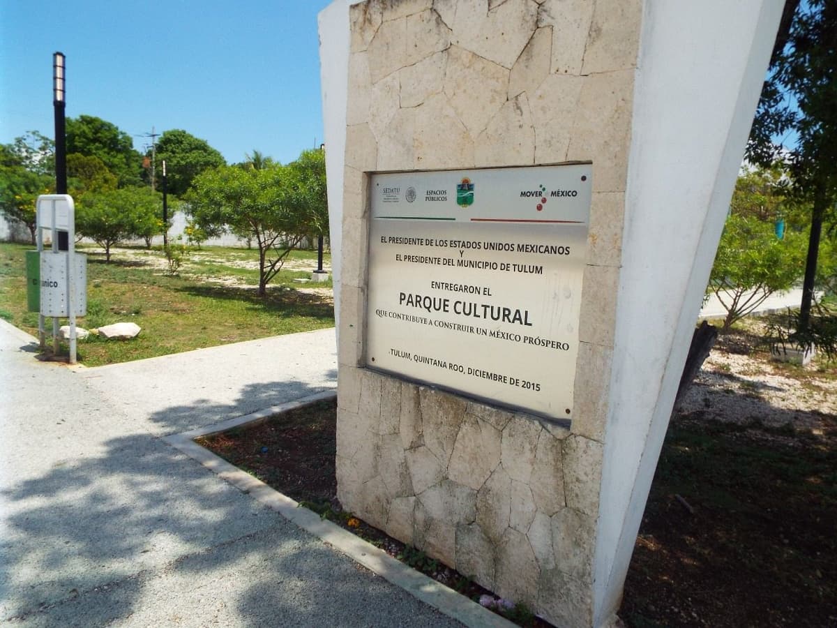 En pésimas condiciones el "Parque Cultural" de Tulum