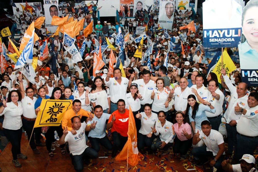 Cierra campaña “El Chino” Zelaya ante más de dos mil de simpatizantes