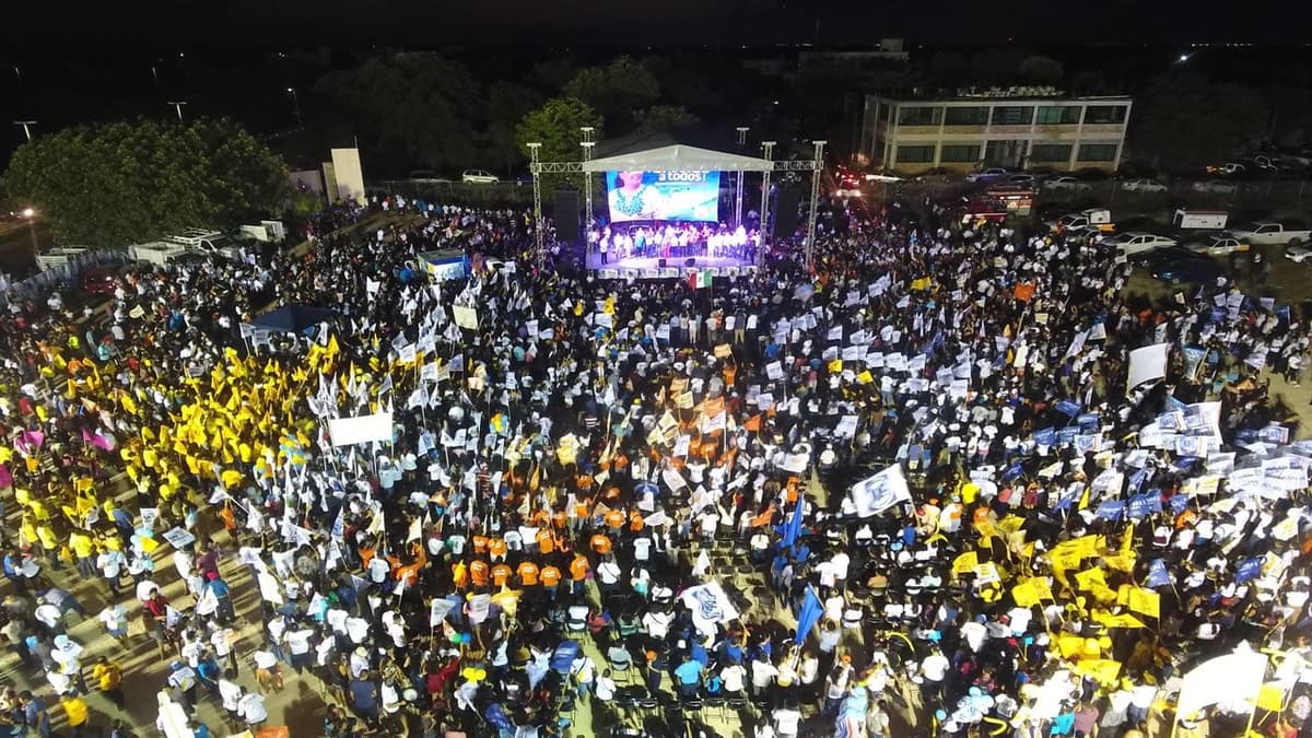 Más de 10 mil solidarenses en cierre de campaña de Cristina