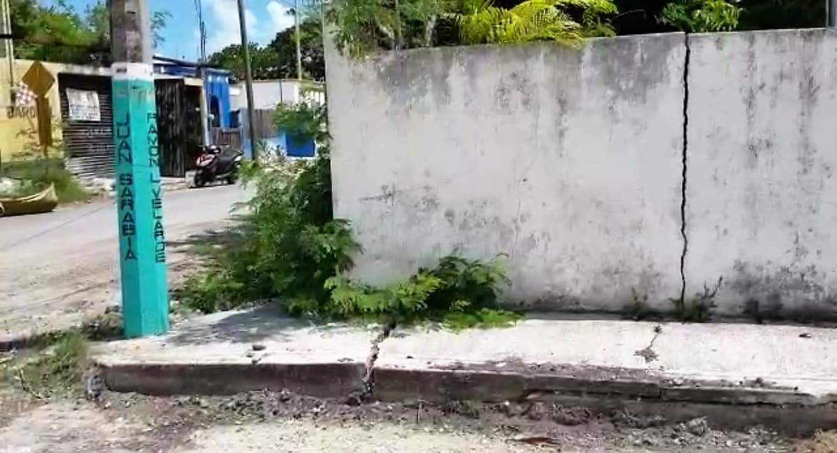 Se hunde lentamente colonia de Chetumal