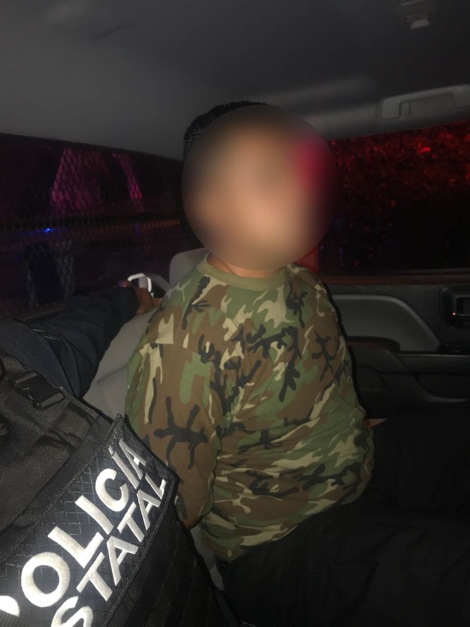 Homicida detenido por la Policía Estatal durante una oportuna reacción