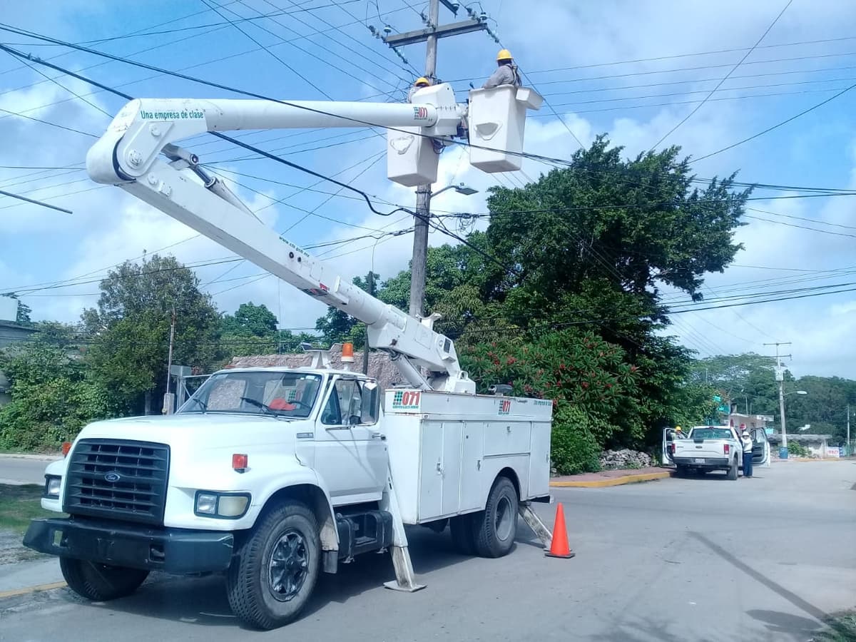 Sin luz, en el centro de Kantunilkín
