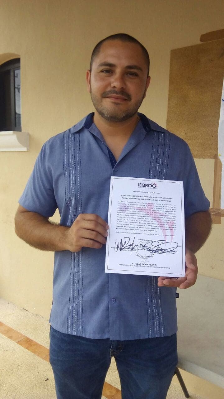 Seré un regidor de puertas abiertas: Issac Janix