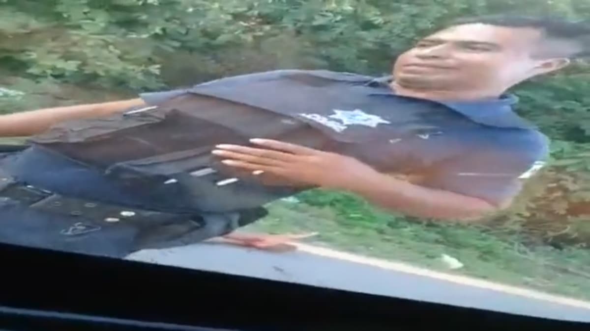 Mata policía a joven en La Guadalupana; primero lo atropelló