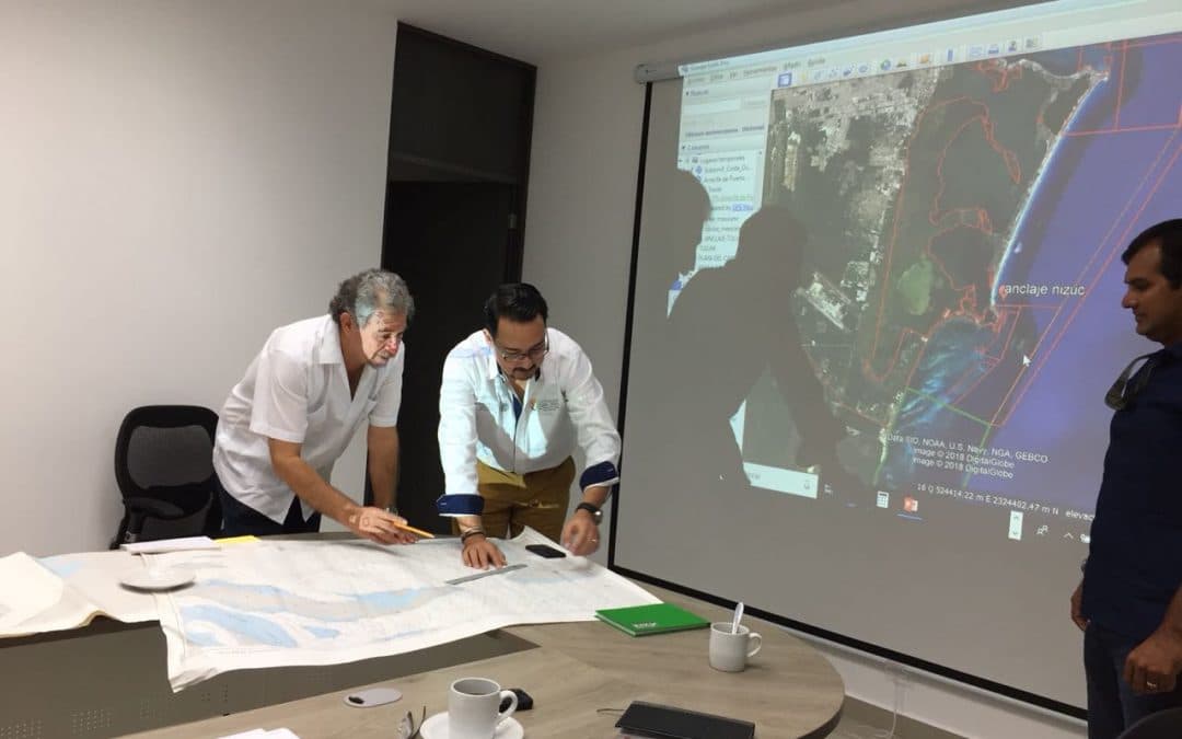 En Punta Nizuc, primera valla ecológica contra sargazo