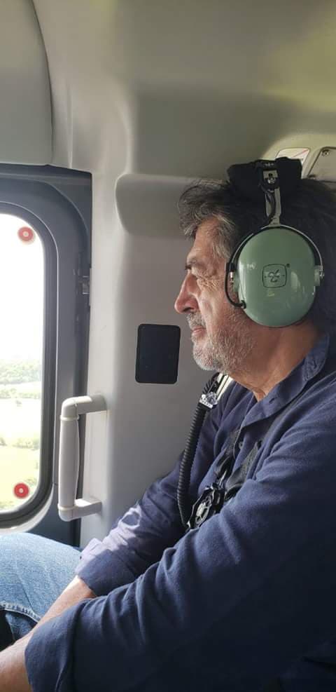 Sobrevuelan parte donde pasará el Tren Maya