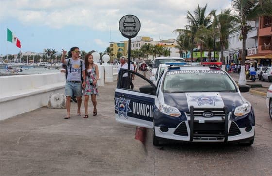 Casi la mitad del parque de patrullas de Cancún está en el taller
