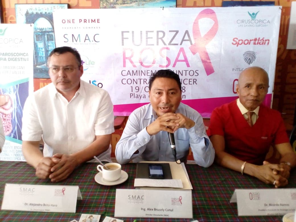 Playa del Carmen caminará contra el cáncer de mama