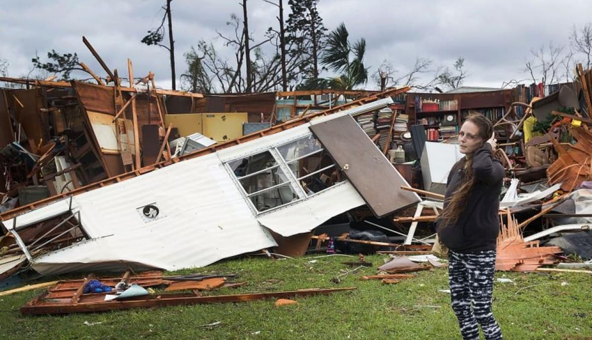 Primeros estragos de Michael en Georgia y Florida; deja dos muertos