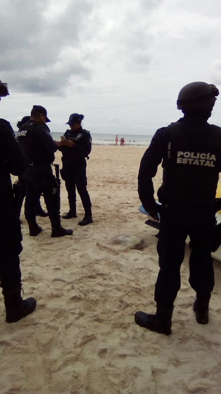 Recala paquete de marihuana frente a hotel