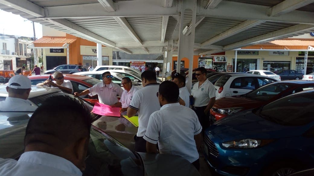 Exigen taxistas emplacamiento “sin moches” en Solidaridad