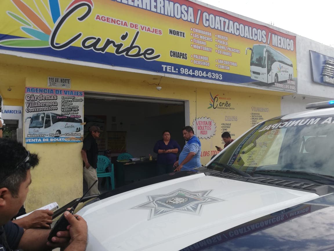Asaltan empresa de transporte en Playa del Carmen