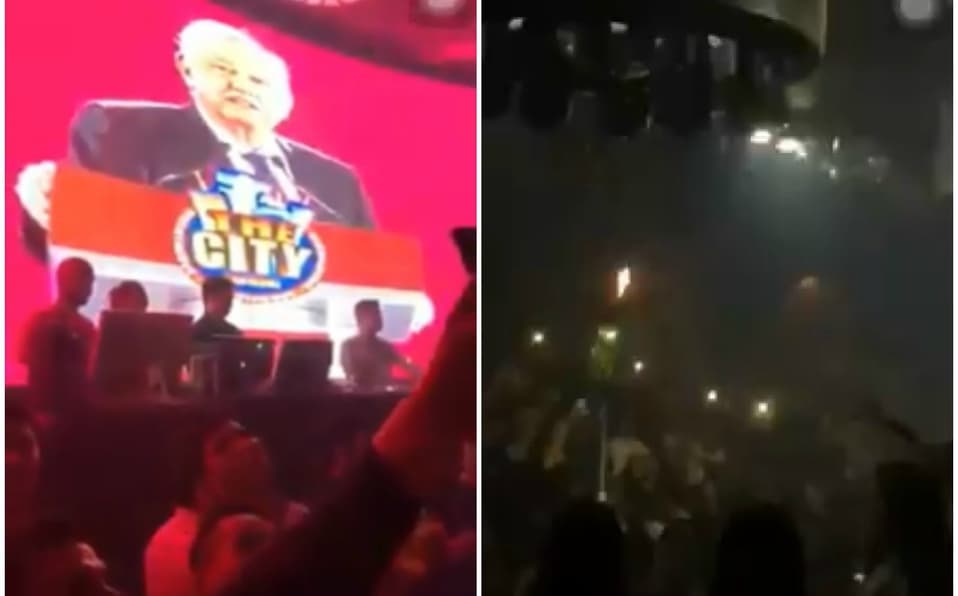 AMLO anima la fiesta en Cancún