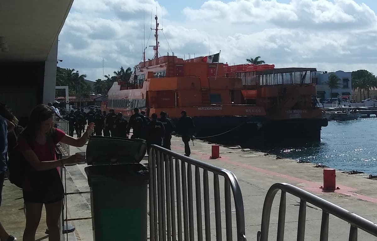Refuerzan Federales vigilancia en Cozumel