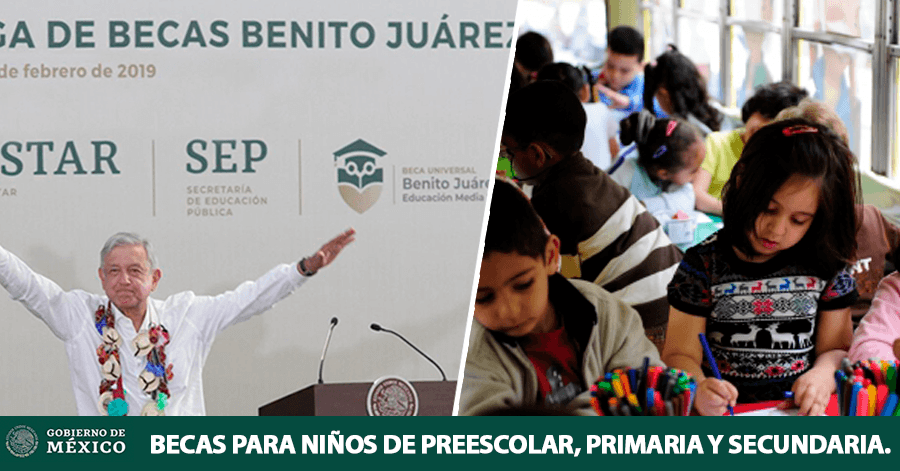 ¿Cómo tramitar las Becas Bienestar para niños de preescolar, primaria y secundaria?