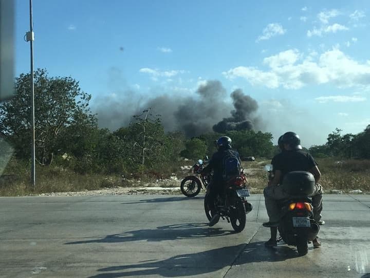 Dos incendios en Playa del Carmen