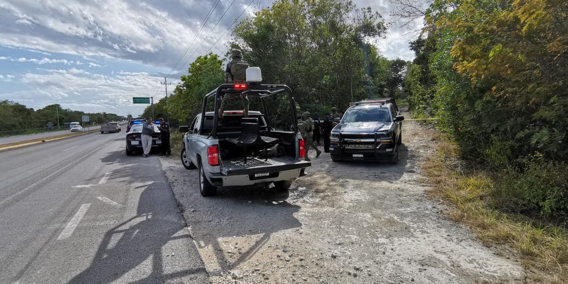 Hallan a taxista ejecutado en Solidaridad
