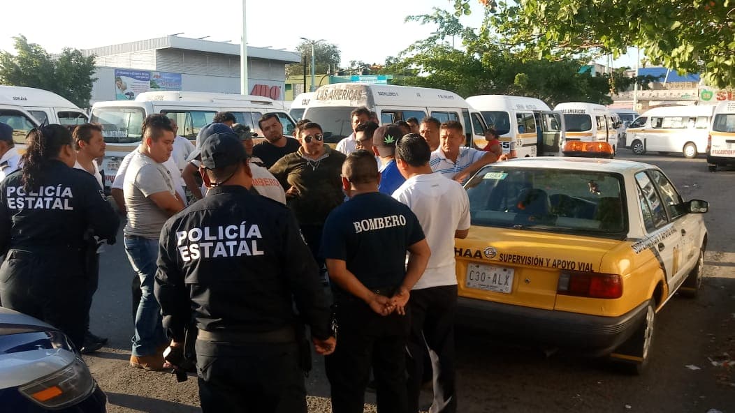 Agarrón entre chofer y bombero en Chetumal