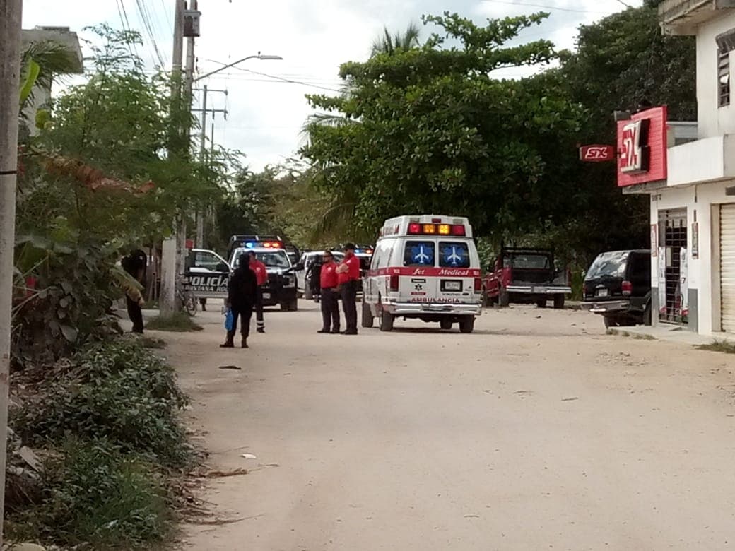 Baleado se resiste a ir a hospital