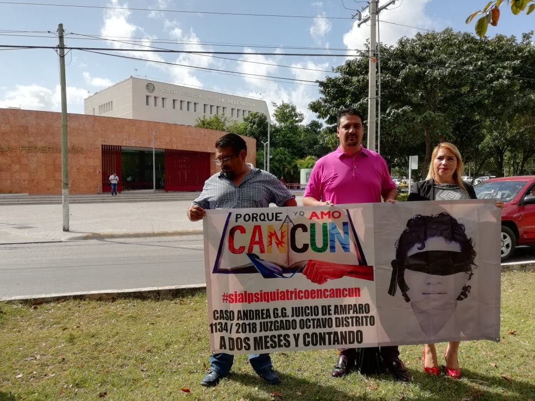 Esquizofrénica sigue presa en cárcel de Cancún; exigen traslado a sanatorio