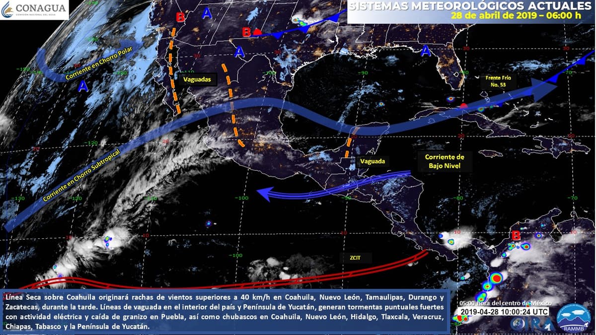 Clima: Calor, posibles lluvias y rachas de viento para este domingo