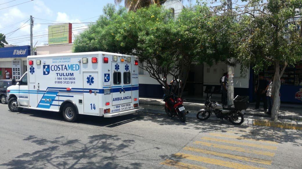 Muere joven en consultorio de farmacia de Solidaridad