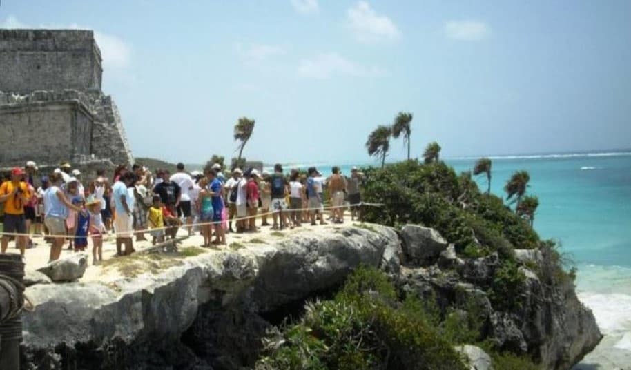 Bonanza turística en vestigios de Tulum