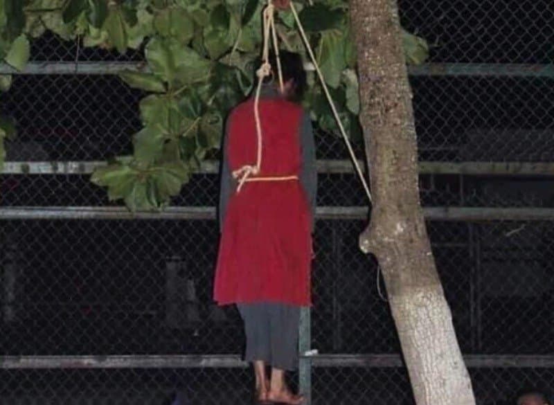 Joven que interpretaba a Judas casi muere ahorcado en Yucatán