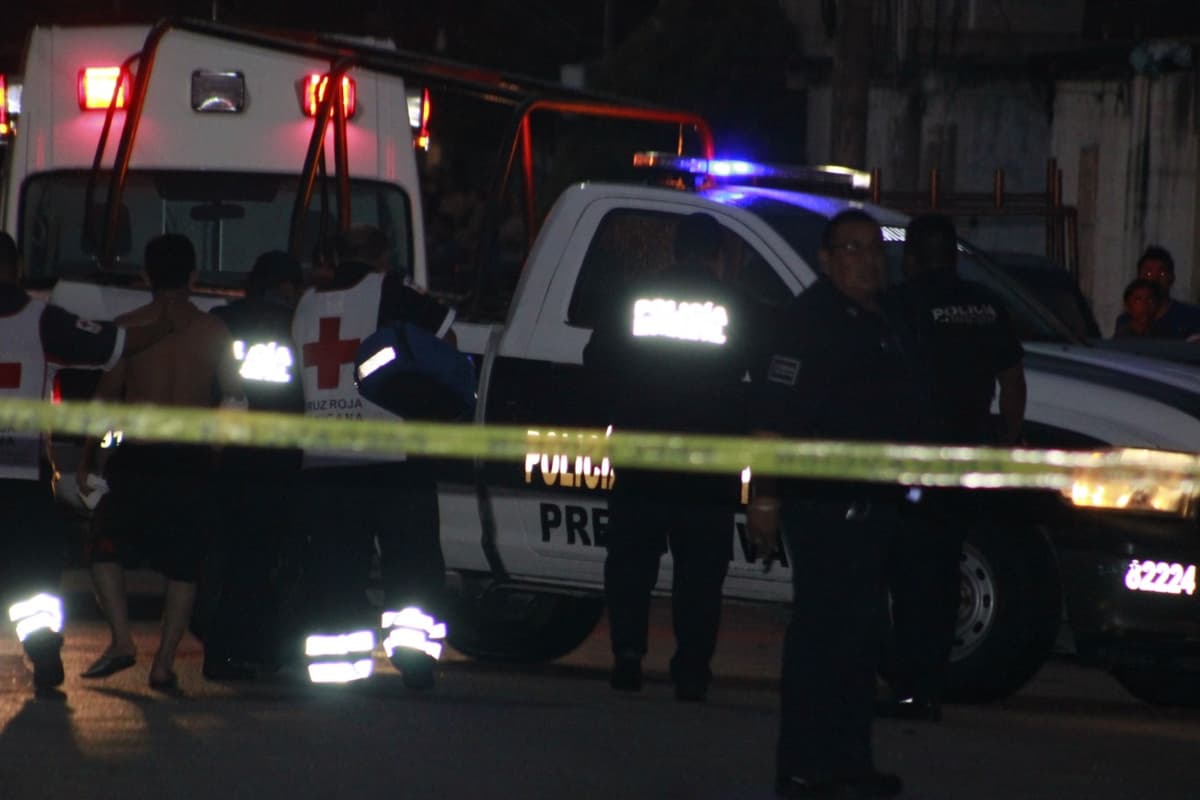 Dos baleados, dos detenidos en Playa del Carmen