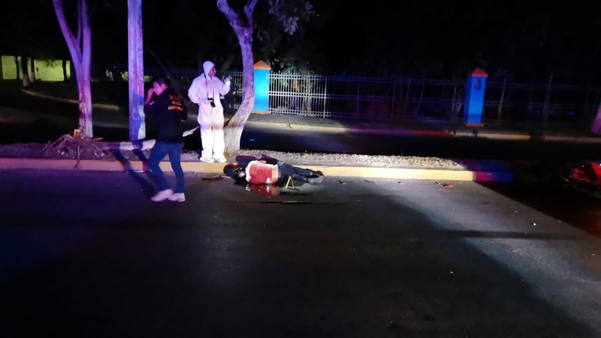Joven pierde la vida al impactarse en su moto en Chetumal