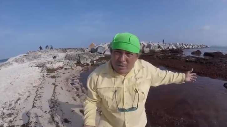 Pescador quintanarroense hace a AMLO la réplica más legítima a la fecha sobre sargazo