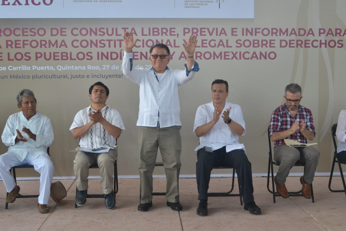 Insta Arturo Abreu a la unión del pueblo maya