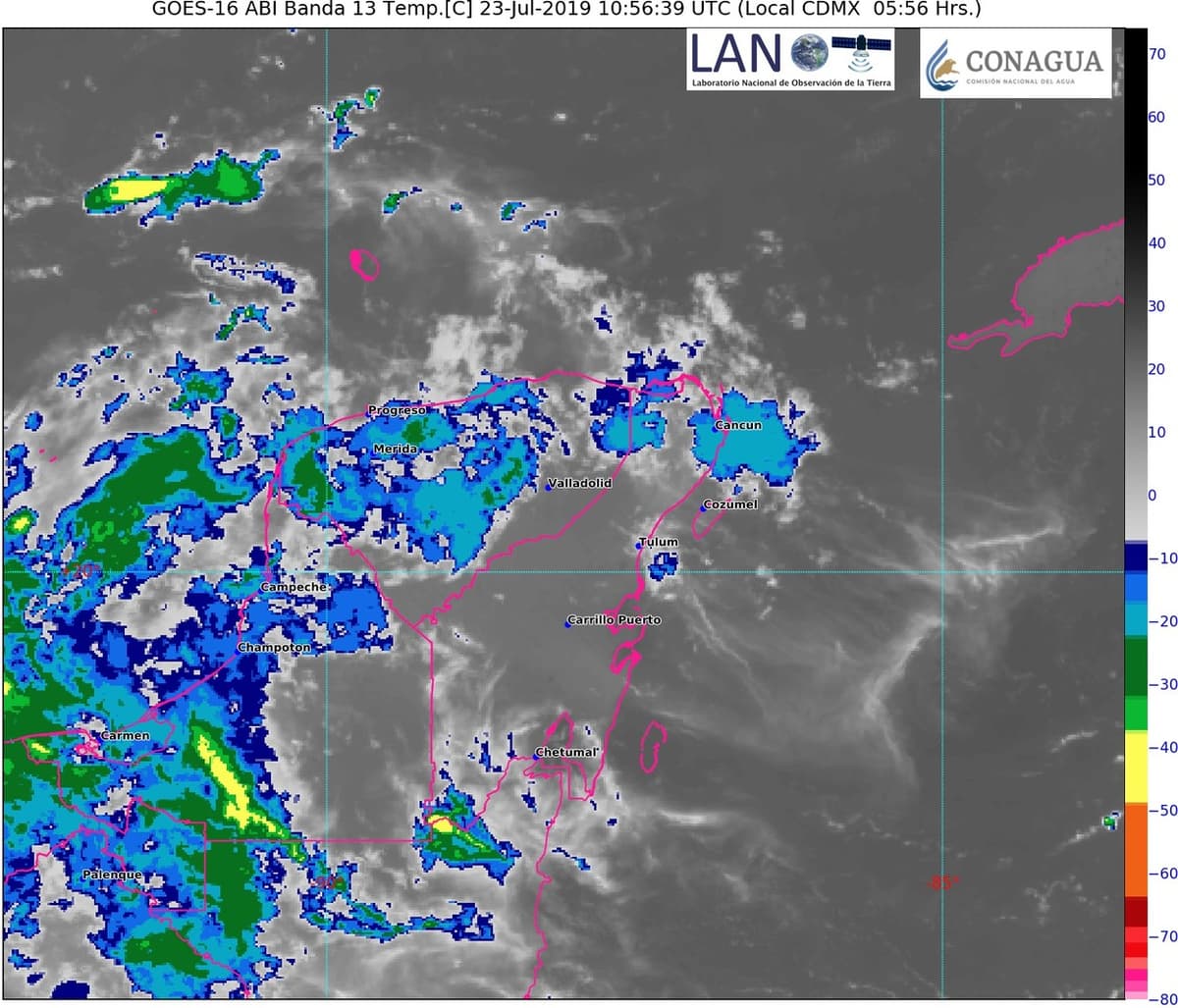 Se monitorea depresión a 985 km de Cancún
