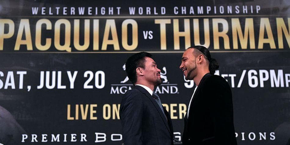 Manny Pacquiao vuelve a los cuadriláteros vs Keith Thurman