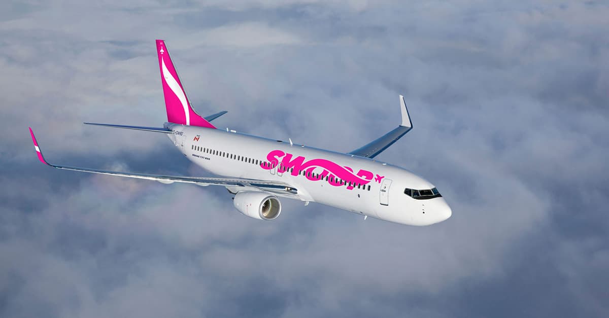 Aerolínea Swoop unirá Cancún con tres ciudades canadienses