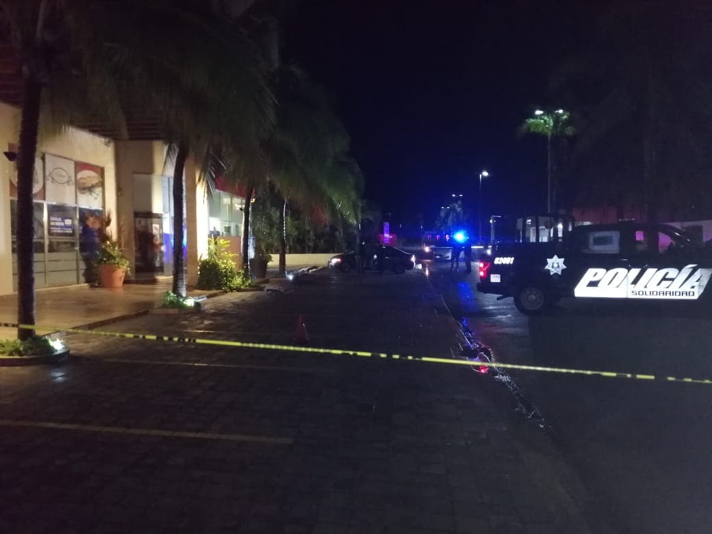 Balean a pareja en el Ejido Sur de Playa del Carmen