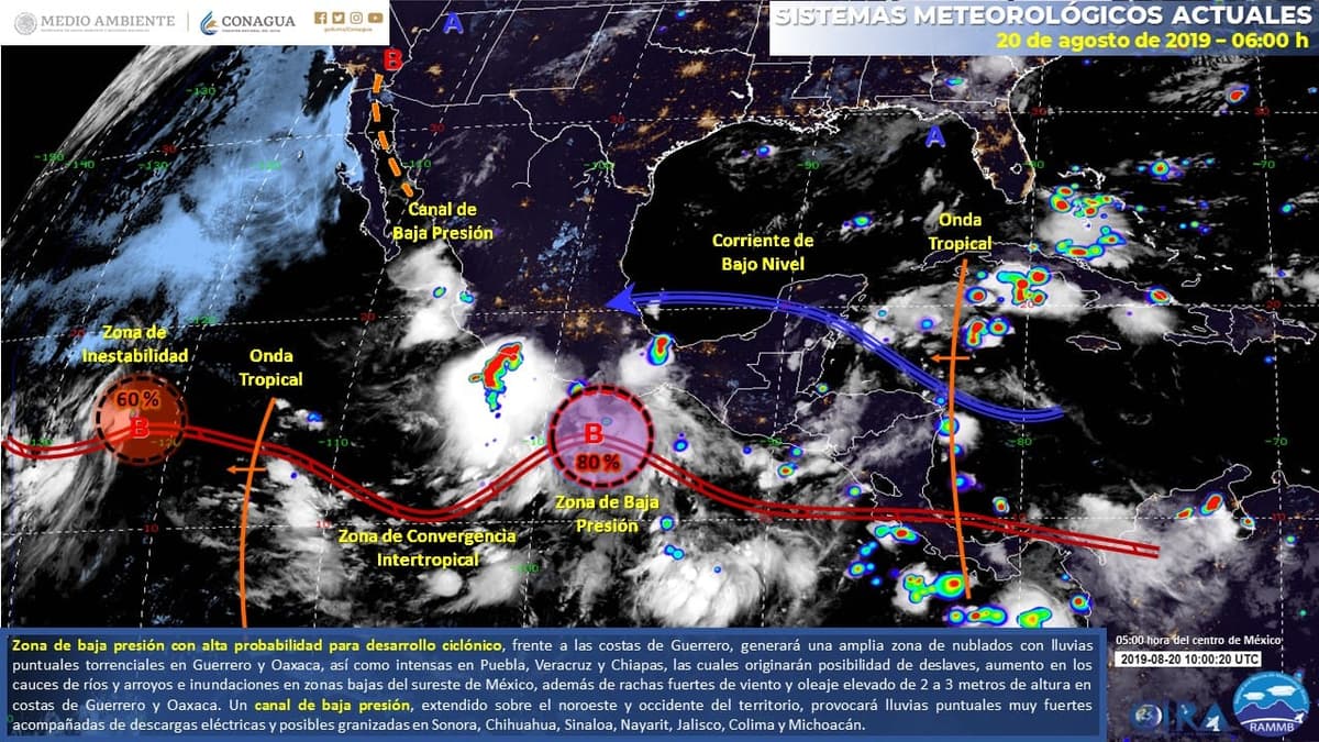 Clima: Cielo nublado y algunas lluvias aisladas en Quintana Roo
