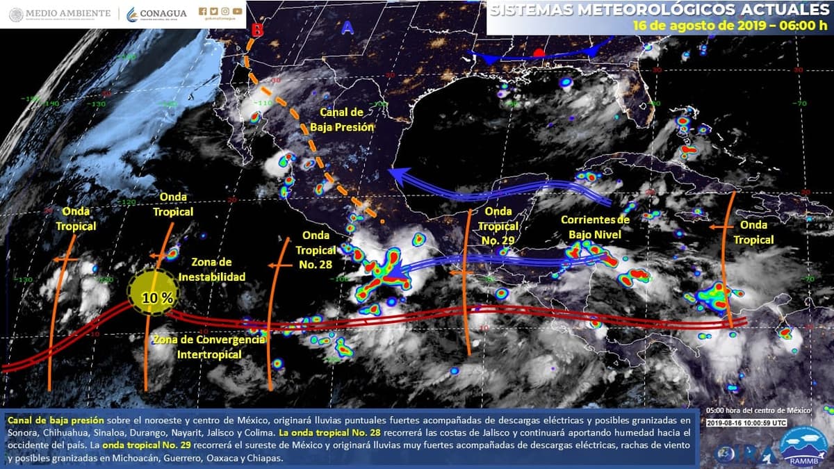 Clima: Mucho calor y algunos chubascos por la tarde en Quintana Roo