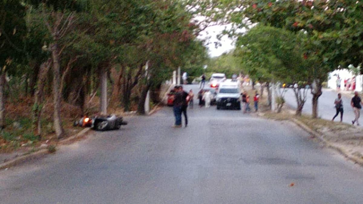 Lo tiran de la moto a balazos en la Región 93