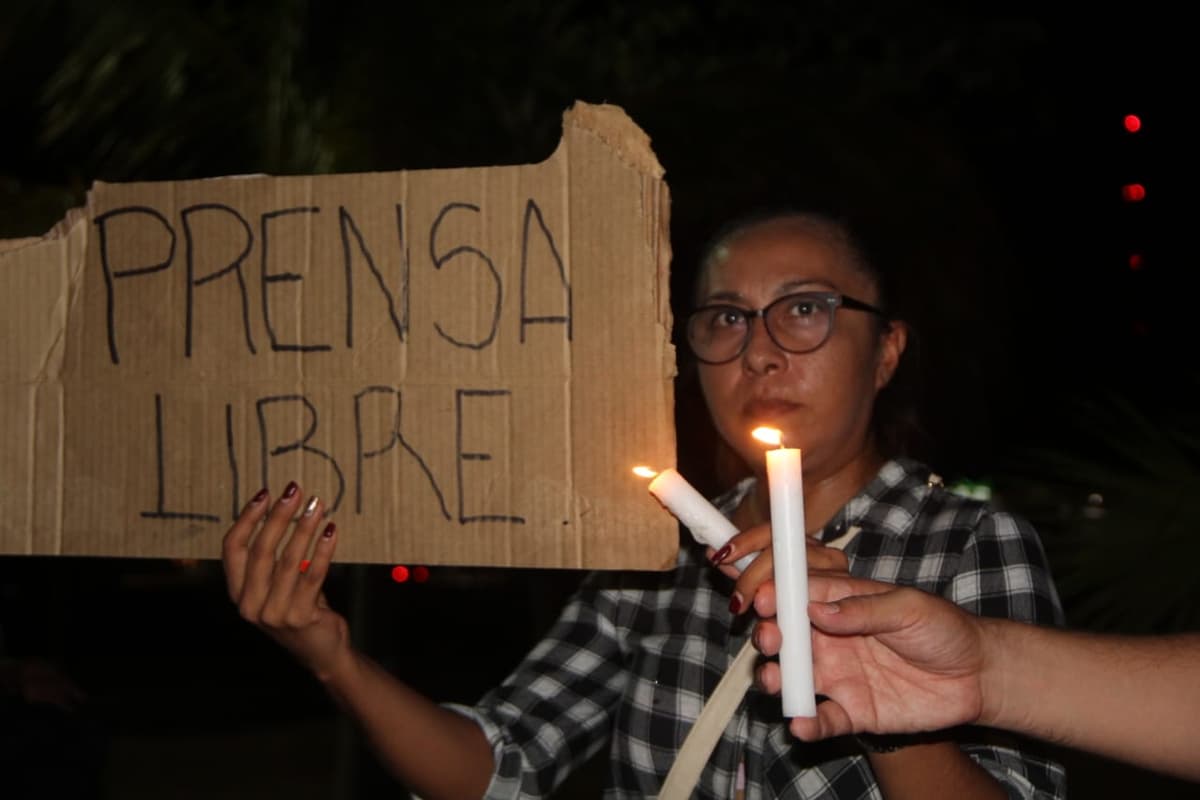 Protestan en Cancún por violencia contra periodistas