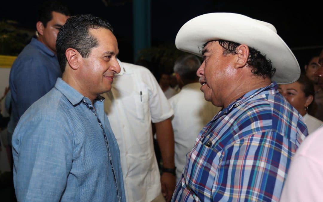 Carlos Joaquín impulsa la producción agropecuaria en el sur de Quintana Roo