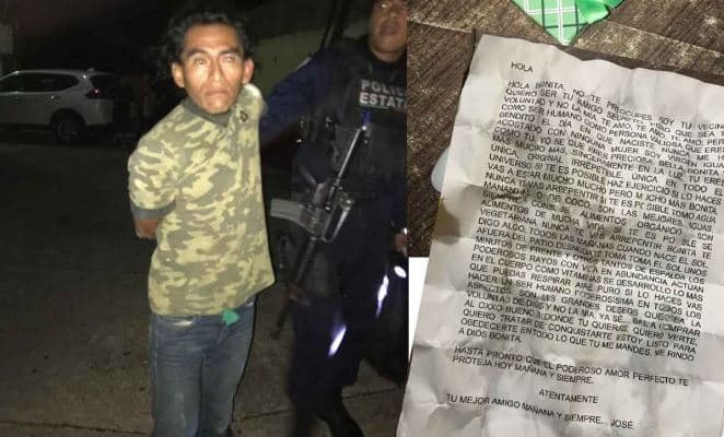 Acosador es detenido tras intentar entrar a la casa su víctima; le aseguró que era virgen