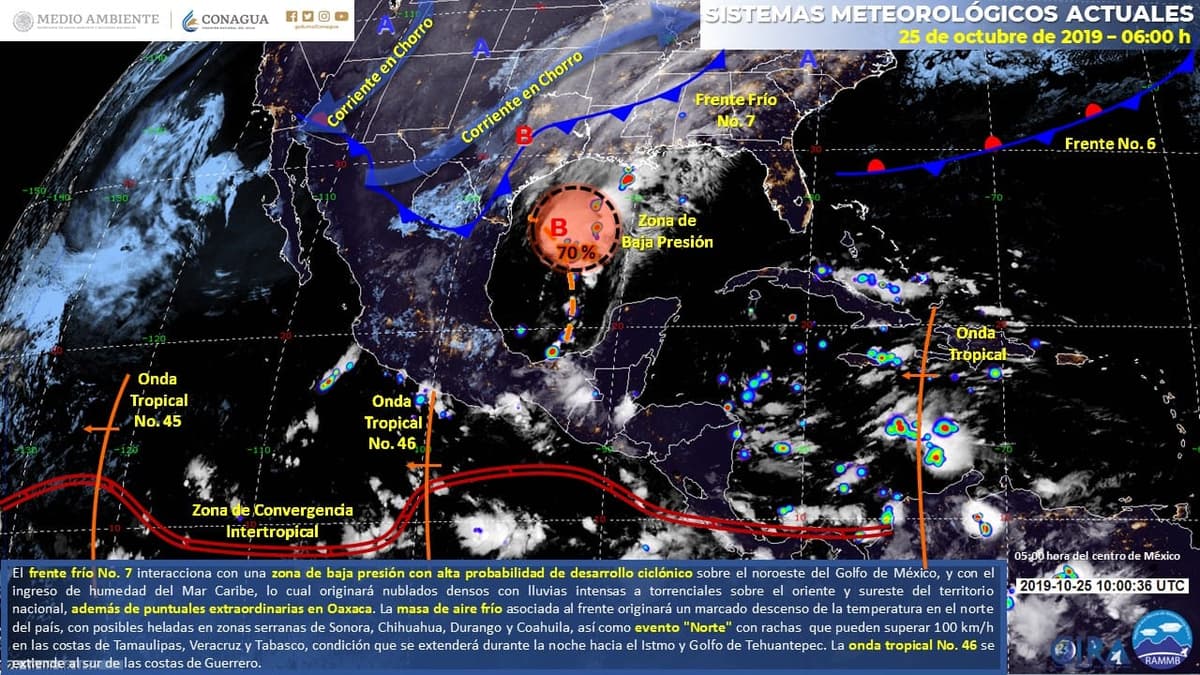 Clima: Se pronostica intensa lluvia para Quintana Roo