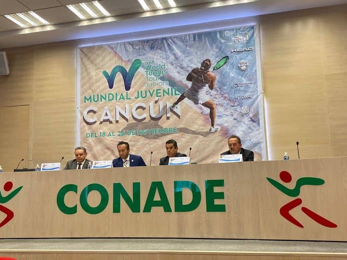 Anuncian mundial juvenil de tenis en Cancún