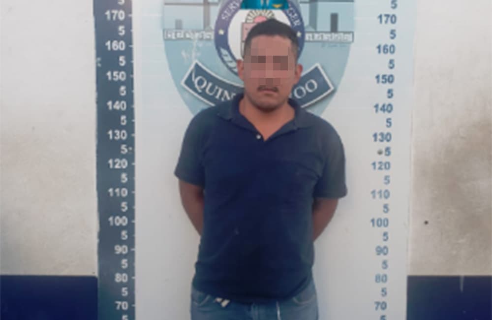 Detienen a 'el Tabasqueño' al portación de arma blanca en Cancún