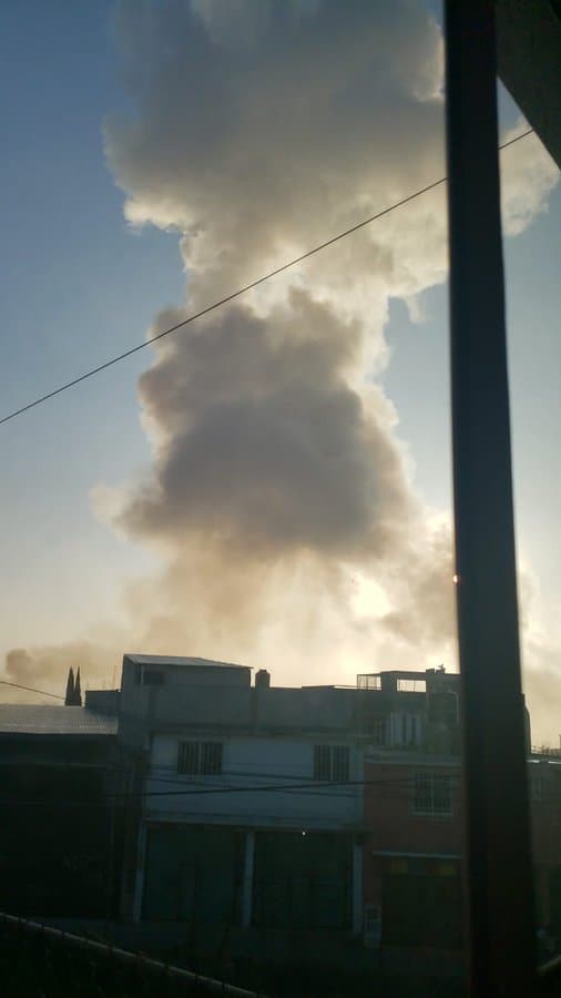 Explota polvorín en Tultepec, Estado de México