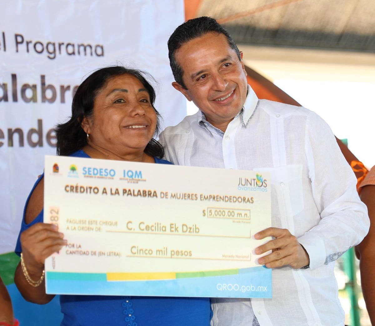 Entrega Carlos Joaquín 250 "Créditos a la Palabra de Mujeres Emprendedoras"